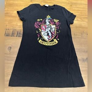 Black Gryffindor Short Sleeve Tee